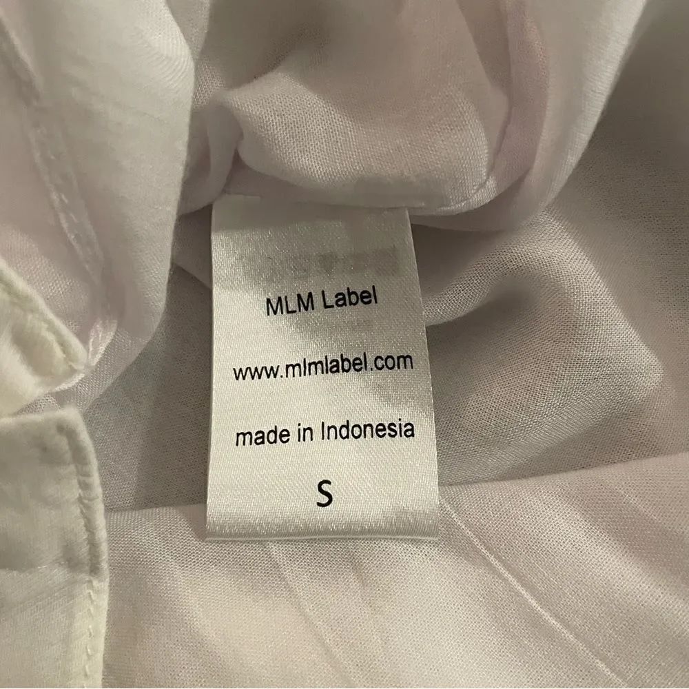 Mlm Label Miller Ruffle Shirtdress - Picture 6 of 10